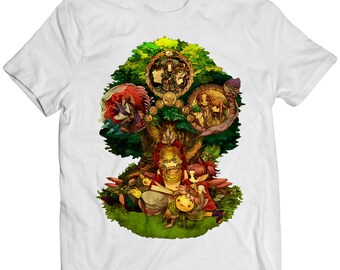 LOM Tree Premium Unisex T-shirt (vector).