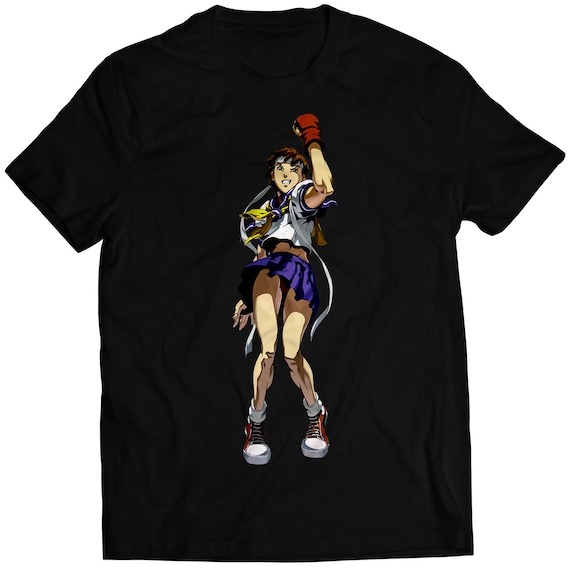 Sakura Comic Street Fighting Premium Unisex T-shirt (vectorized