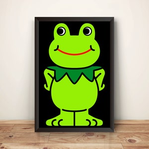 Kerotan MGO Frog Metal Gear Online Premium Poster (Vectorized Design)