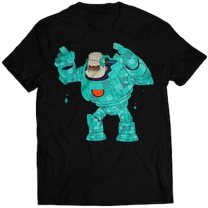 Block Man Rockboy 11 Mega Boy XI Premium Unisex T-Shirt (Vektorgrafik)