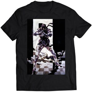 Snake Shooting With Socom MGS Tactical Espionage Action Premium Unisex T-shirt (Vectorized Design)
