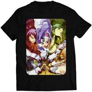Ladies Of Vampire  Daarkstalkers Comic Premium Unisex T-shirt (Vectorized Design)
