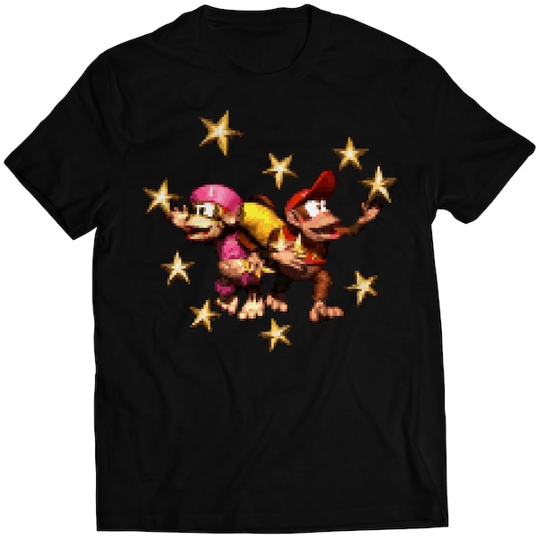 Diddy & Donkey Stars Premium Unisex T-shirt.