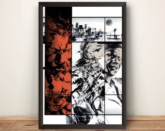 メタルギアソリッド2 サンズ・オブ・リバティ - ポスター 13x19 - Etsy