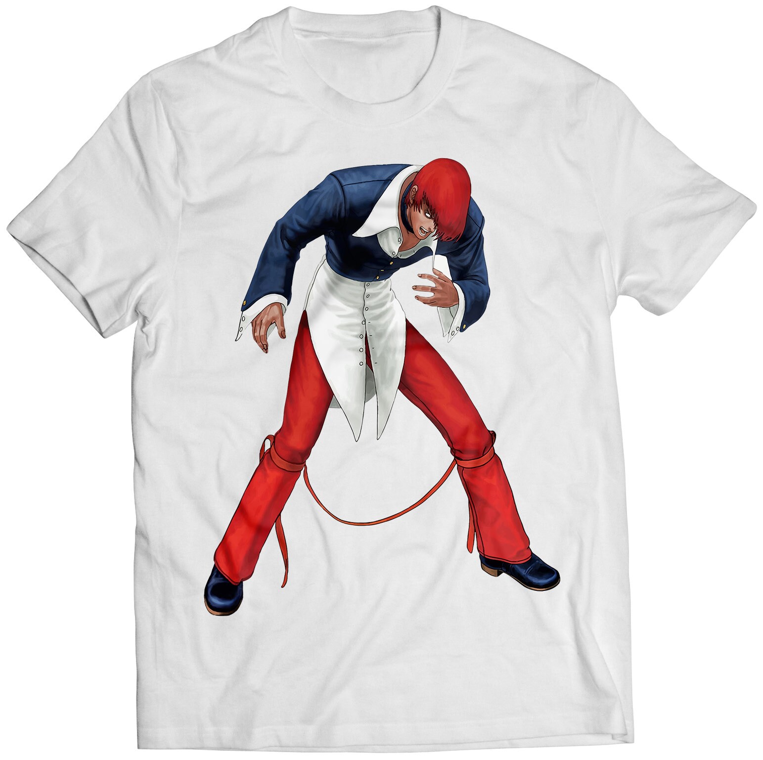 Orochi Iori KOF98 Premium Unisex T-shirt (vectorized Design) - Etsy