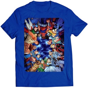 MVC Japanese Arcade Flyer Premium Unisex T-shirt (Vectorized Design)