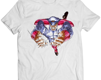 M Bison Dictator SFII Turbo Hyper Fighting Premium Unisex T-shirt (Vectorized Design)