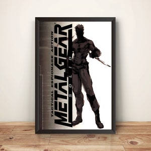 MGS Snake European Cover Premium Poster (Vectorized Design)