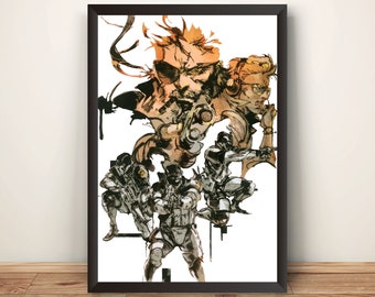 MGS ピースウォーカー プレミアムポスター（ベクターデザイン） - Etsy
