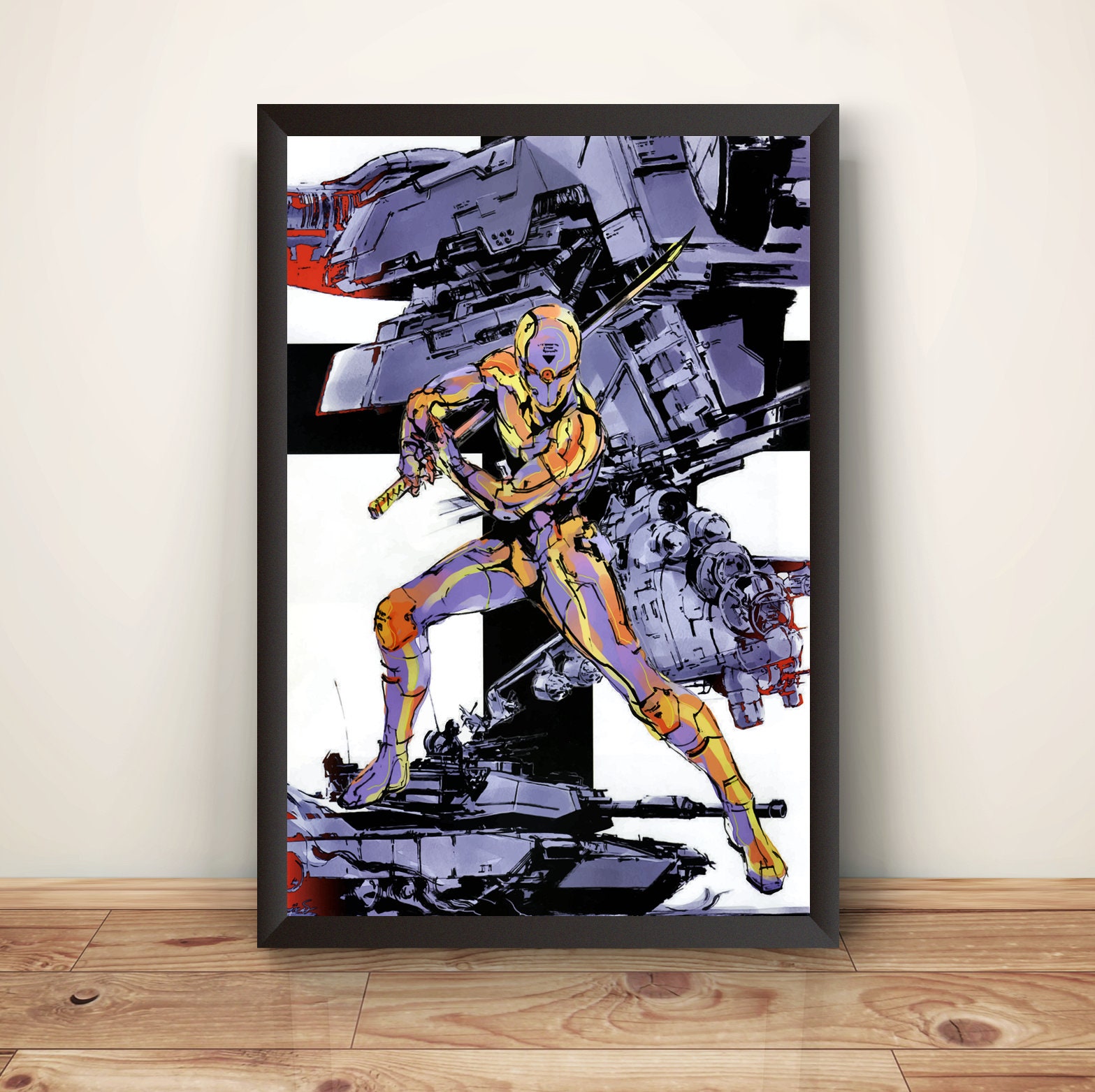 Cyborg Ninja Grayfox MGS Premium Poster. - Etsy