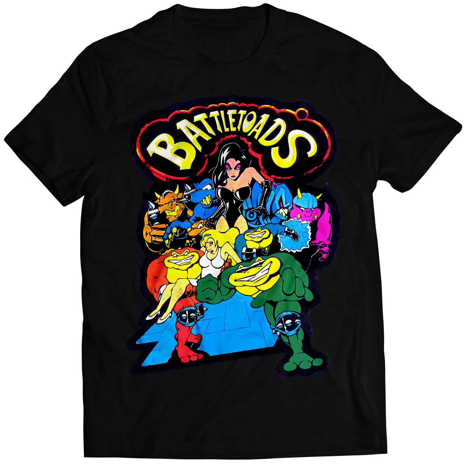 Baddletoads Arcade Cover Premium Unisex T-shirt (vectorized