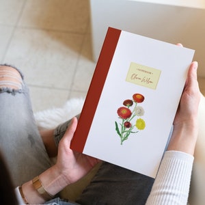 Dziennik ogrodowy spersonalizowany, spersonalizowany dziennik roślin, notatnik kwiatowy, piękny dziennik, Plant Daddy, prezent dla miłośników roślin, dziennik wędrówek