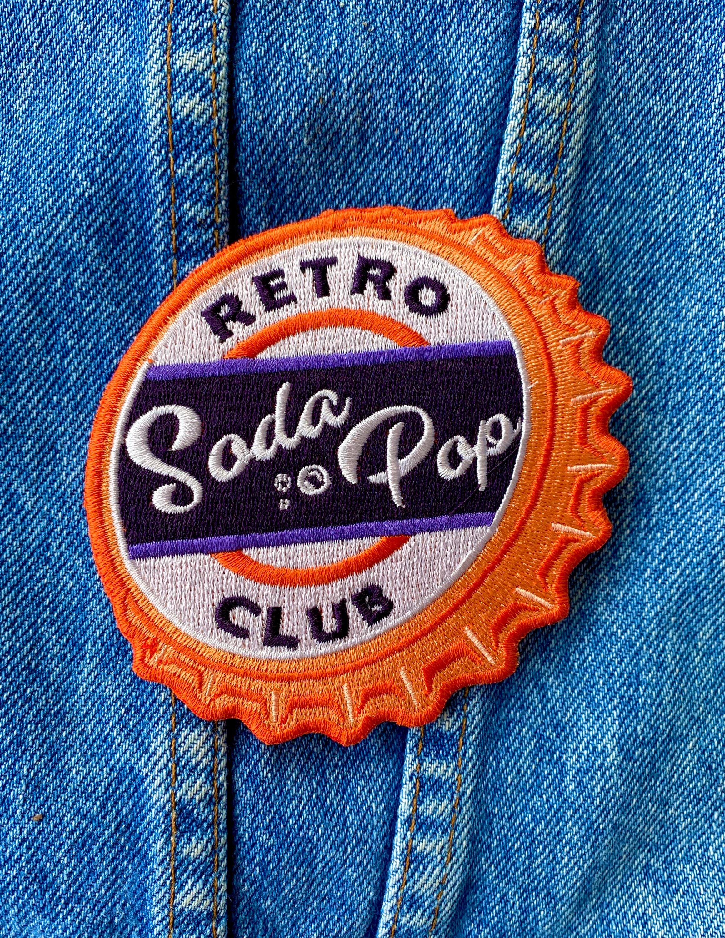Retro Soda Pop Club Iron on Patch - Etsy