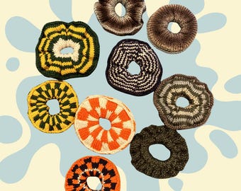 Gumka do włosów z dzianiny pluszowej (sprzedawana pojedynczo)