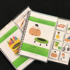 Sensory and Colors Sentence Starter Adapted Books (I Want)