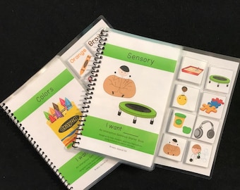 Sensory and Colors Sentence Starter Adapted Books (I Want)