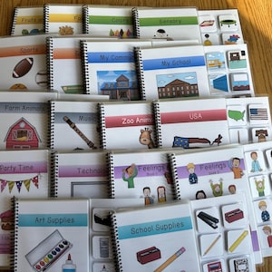 Sentence Starter Adapted Books for Speech Therapy / Special Education