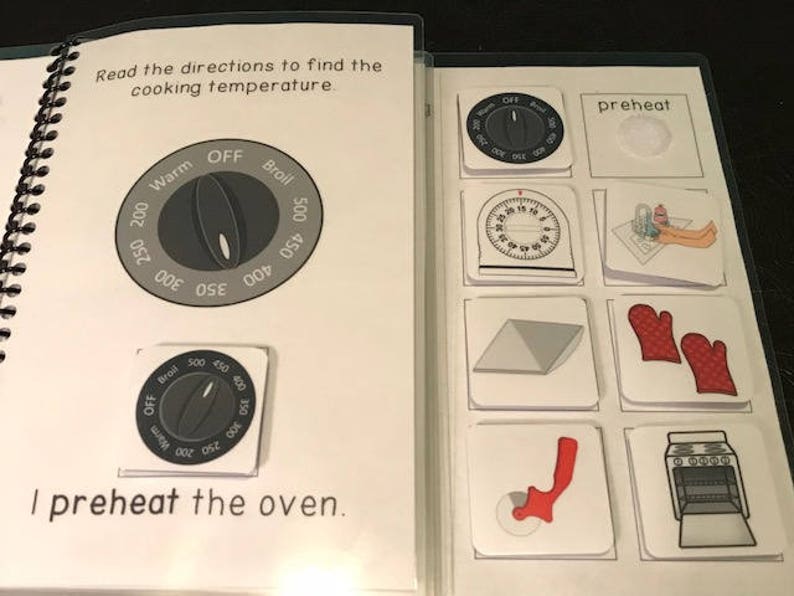 Cooking How to Books Microwave and Oven Interactive/Adapted | Etsy