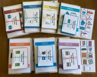 Kitchen Vocabulary Life Skills Adaptive Booklet W Task Cards special Ed ...