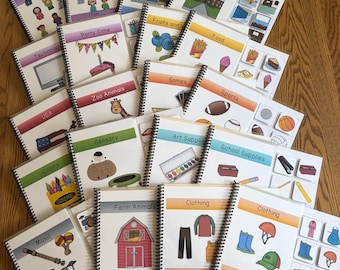 Sentence Starter Adapted Books for Speech Therapy / Special Education