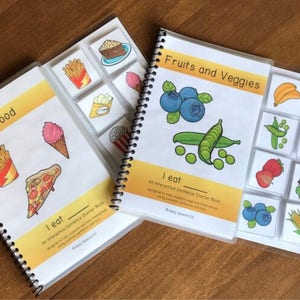 Sentence Starter Adapted Books for Speech Therapy / Special Education image 6