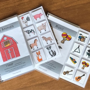 Sentence Starter Adapted Books for Speech Therapy / Special Education image 9