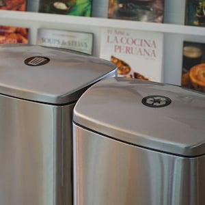 Trash and Recycle Decals