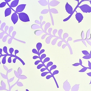 Instant Download/ SVG & PDF Template/ Various Leaves/ DIY Paper Leaves/ Leaves Only/ L2