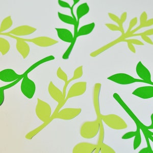 Instant Download/ SVG & PDF Template/ Various Leaves/ DIY Paper Leaves/ Leaves Only/ L3