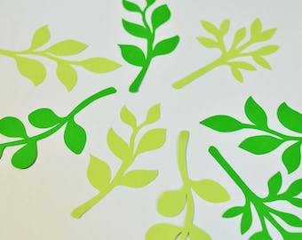 Instant Download/ SVG & PDF Template/ Various Leaves/ DIY Paper Leaves/ Leaves Only/ L3