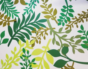 Instant Download/ SVG & PDF Template/ Various Leaves/ DIY Paper Leaves/ Leaves Only/ L1