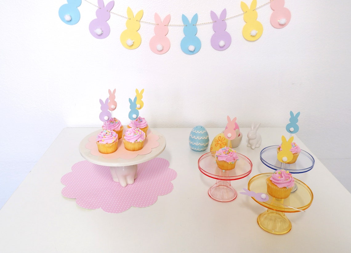 Download SVG PDF/ Instant Download/ Easter Bunny Garland/ Easter | Etsy