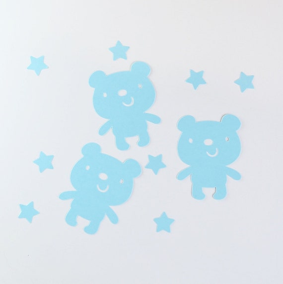 Scrapbooks Bear Cut Outs/ Confetti/ Party Decoration / Baby Shower Decor/ Birthday Party/ DIY Projects Cupcake Toppers Tags Scrapbooks Bear Cut Outs/ Confetti/ Party Decoration / Baby Shower Decor/ Birthday Party/ DIY Projects Cupcake Toppers Tags