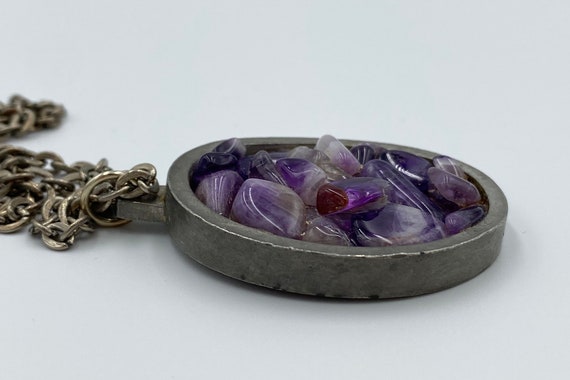 Vintage pewter necklace from Jørgen Jensen, Denma… - image 3