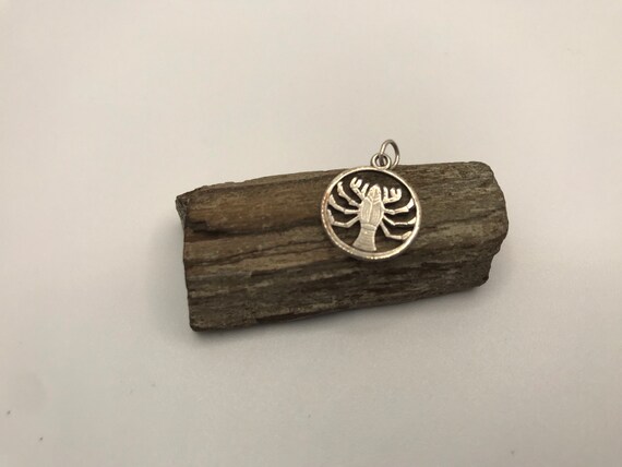 Vintage zodiac star sign cancer charm