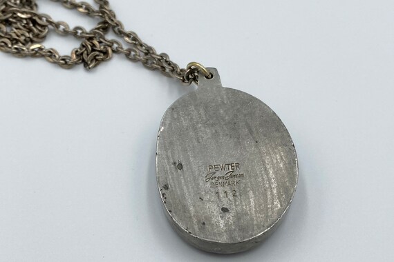 Vintage pewter necklace from Jørgen Jensen, Denma… - image 4
