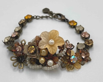 Pilgrim floral bracelet