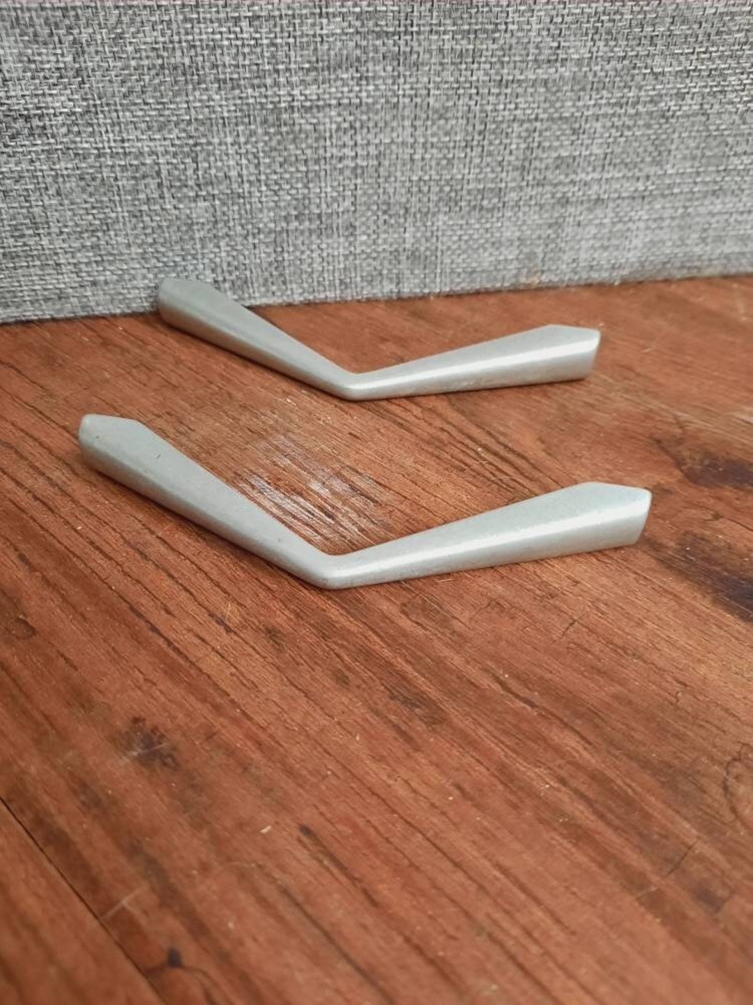 Mid Century Drawer Pull Silver Handle Bar for Desk MCM Etsy