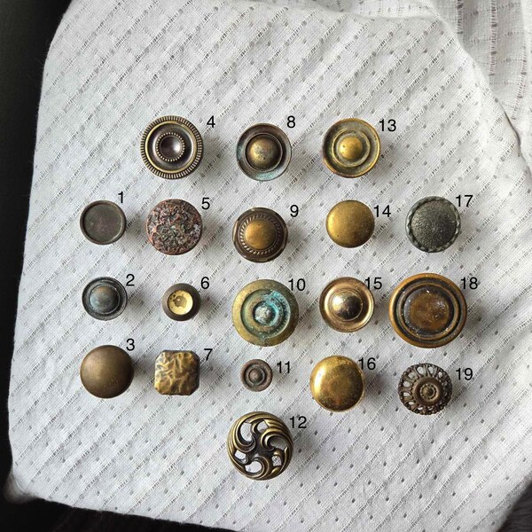 Vintage Assorted Drawer Pulls Etsy