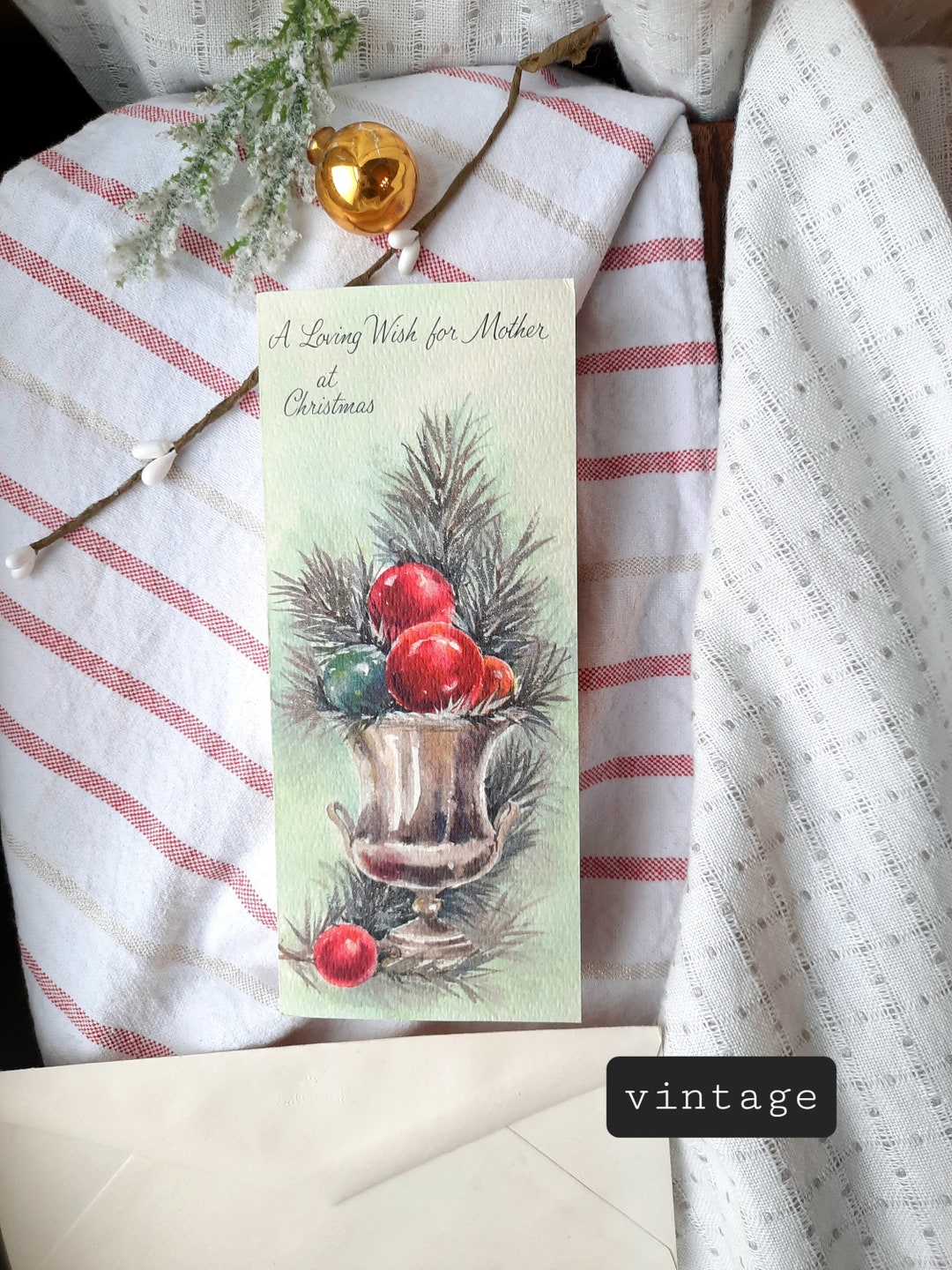 Christmas \u0026 New Year Mother Greeting Card for Mom, Vintage Hallmark Slim  Jim, Mint Green - Etsy, image size:1080x1440