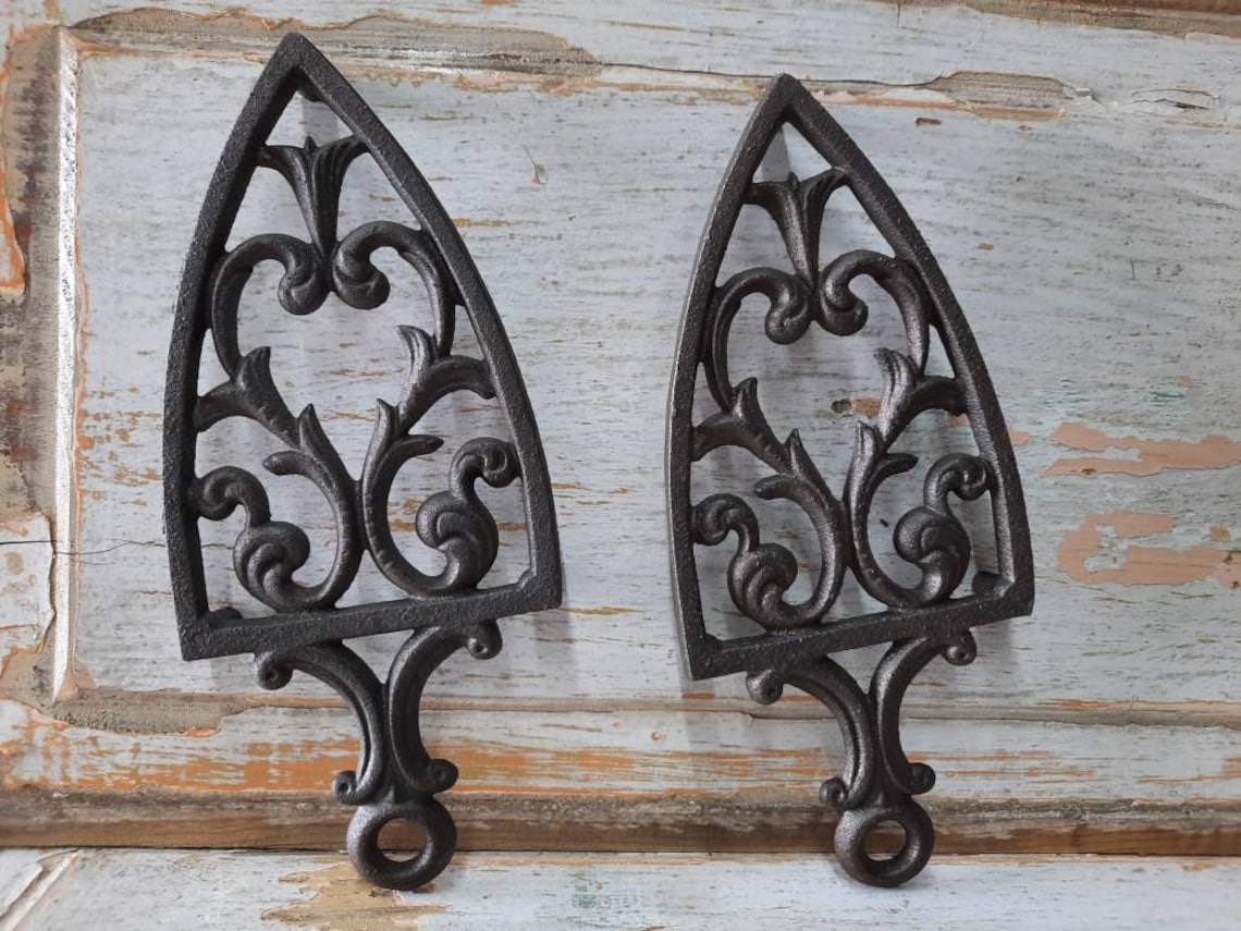 Antique Cast Iron Trivets for Hot Dishes Vintage Trivet Etsy
