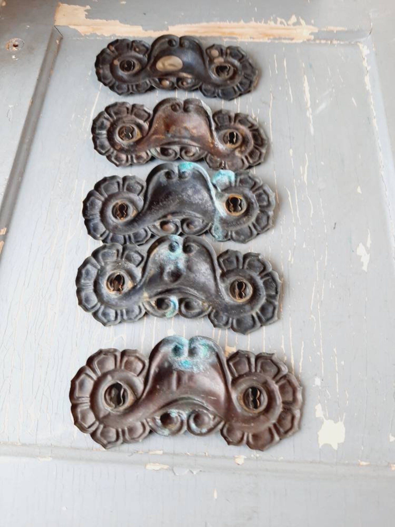 Vintage Backplates for Knobs furniture hardware Back plate Etsy