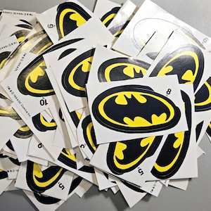 90s VINTAGE Batman sticker, retro DC Comics Old school 1990s bat emblem, logo 1 Regular Sticker