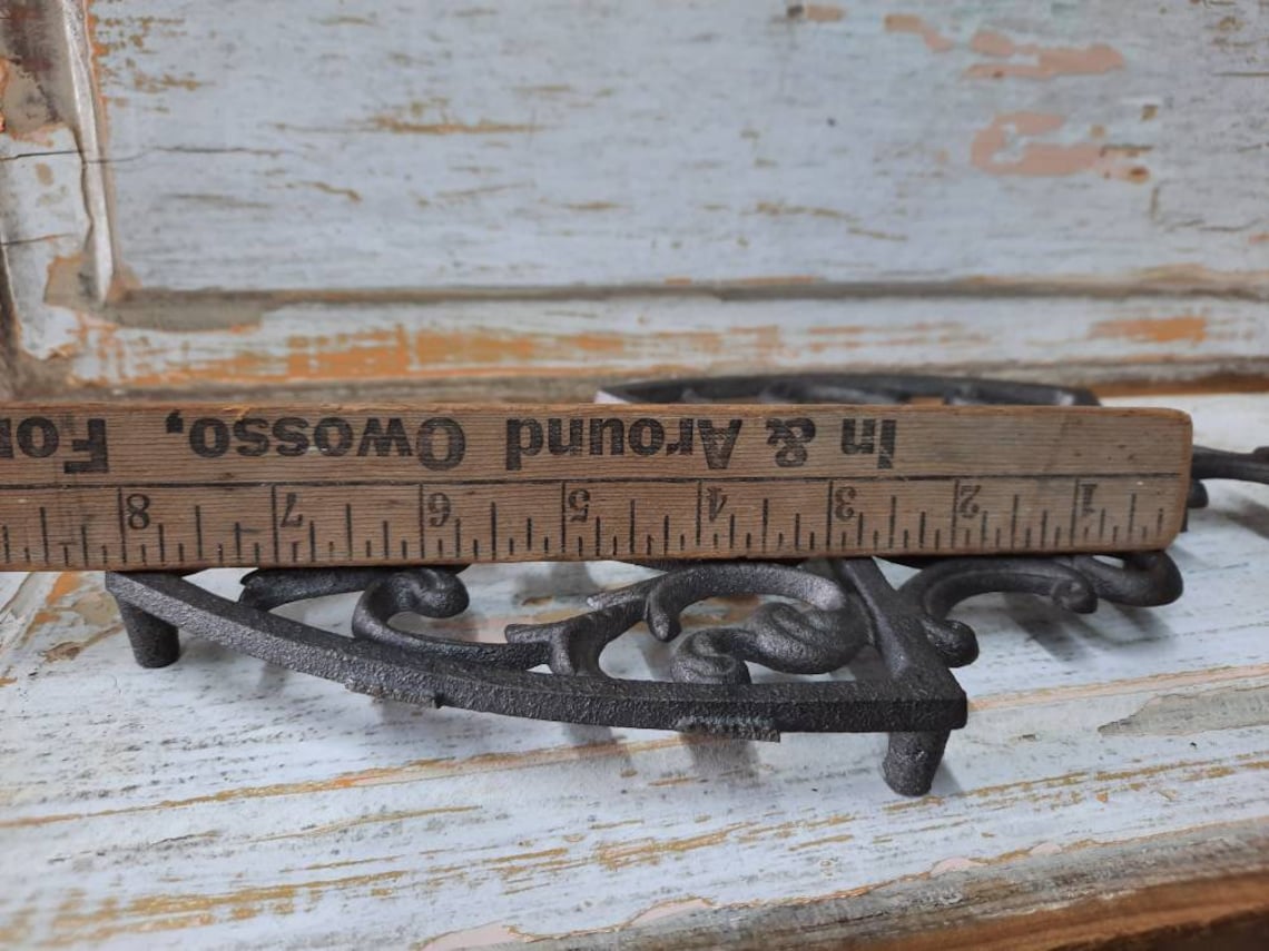 Antique Cast Iron Trivets for Hot Dishes Vintage Trivet Etsy