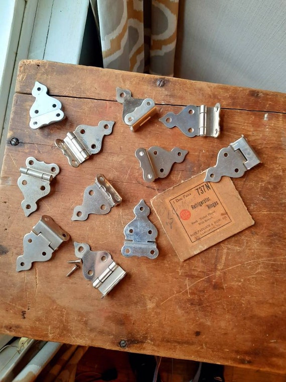 Old ice store box hardware