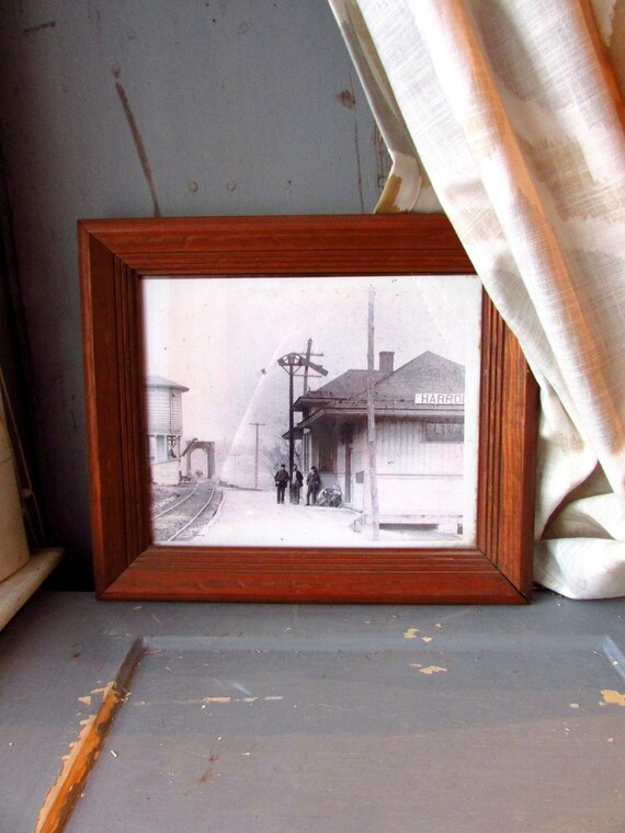 Vintage 80s Reprint Black And White Print Art Wall Decor Old Etsy