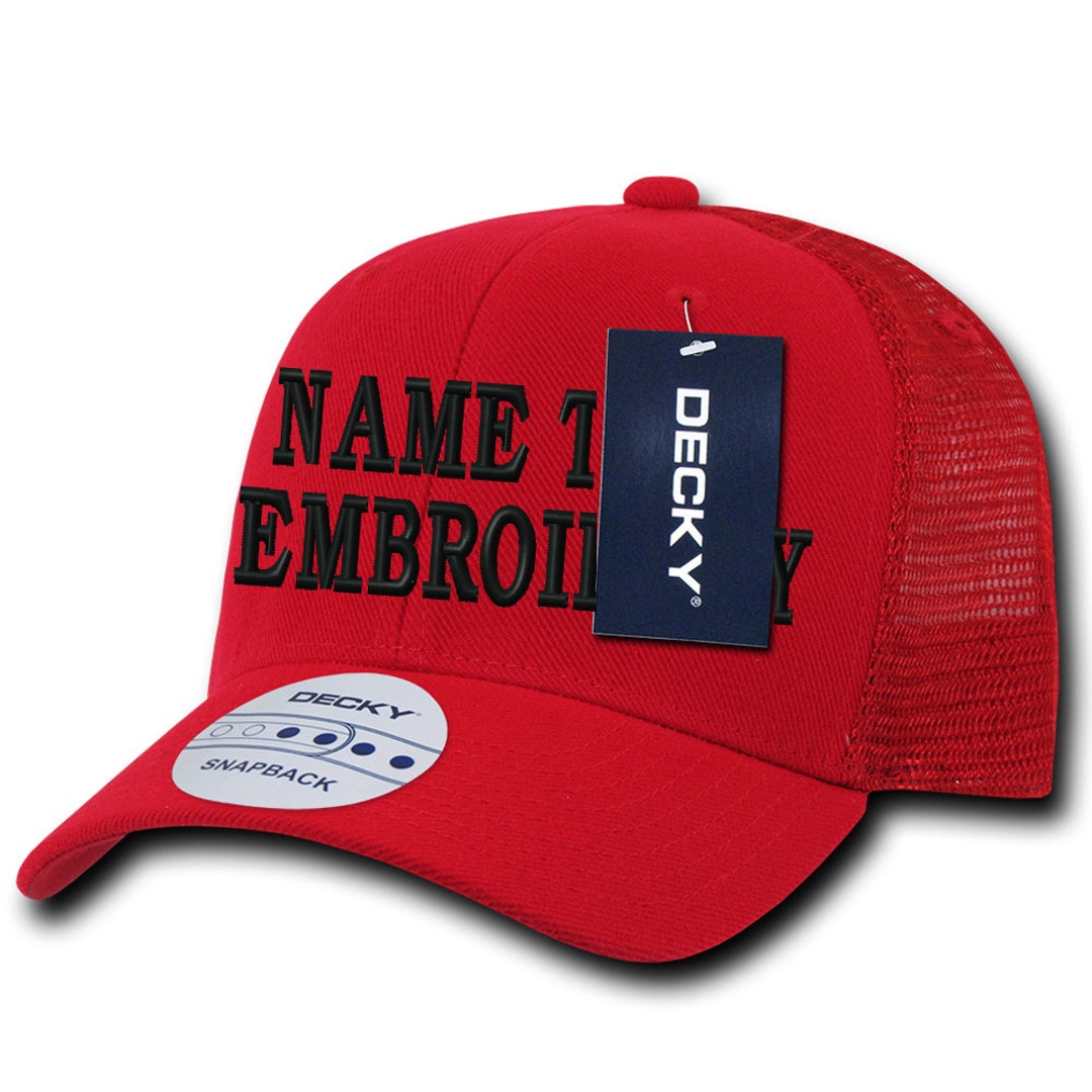 Custom Embroidery Trucker Hat Personalized Text Name  display picture 2