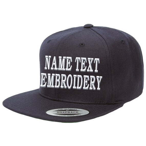 Custom Embroidery Snapback Hat Yupoong 