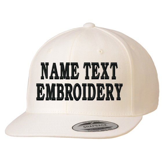 Custom Embroidery Snapback Hat Yupoong 