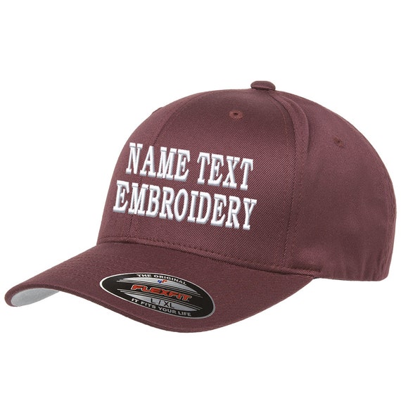 6277 Hat Custom Wooly - Fitted Embroidery Etsy Flexfit Combed